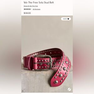We The Free Sola Stud Belt L/XL